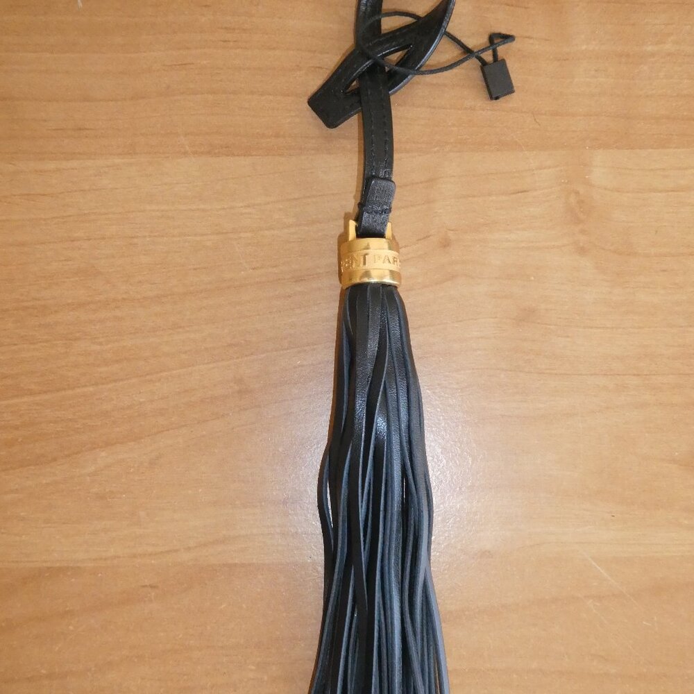 Brand New Saint Laurent Leather Tassel